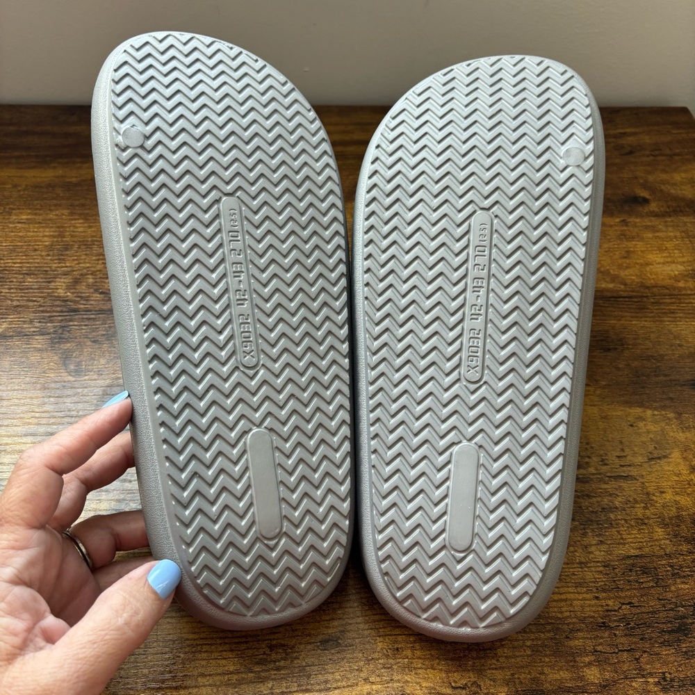 J/Slides SQUISH Gray EVA Squish Open Toe Slide Women's Size 10 NEW in Box Beach - Picture 13 of 14